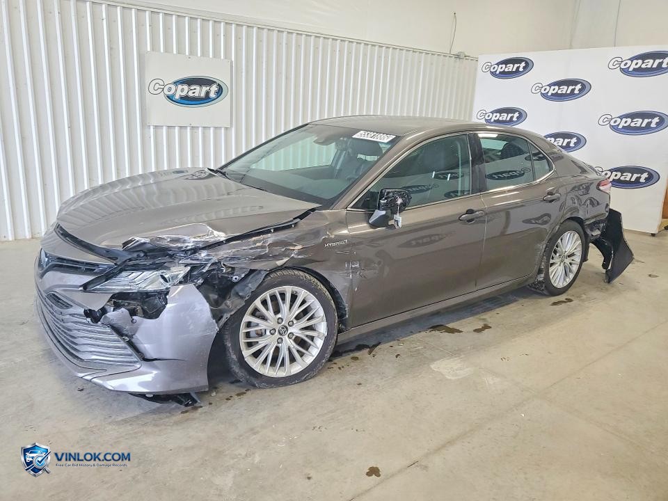 2018 TOYOTA CAMRY HYBRID XLE – Lot 55381886 auction photo