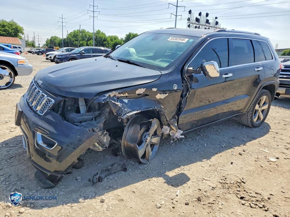 2017 JEEP GRAND CHEROKEE OVERLAND – Lot 55382846 auction photo