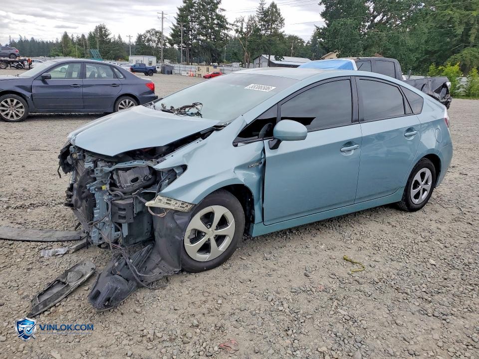 2015 TOYOTA PRIUS TWO – Lot 55386506 auction photo