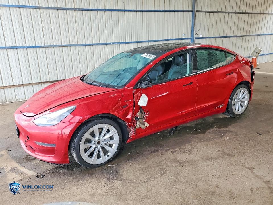 2022 TESLA MODEL 3 – Lot 55387676 auction photo