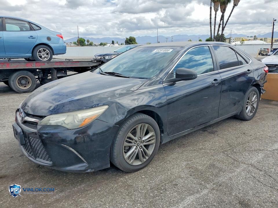 2016 TOYOTA CAMRY SE – Lot 55391806 auction photo