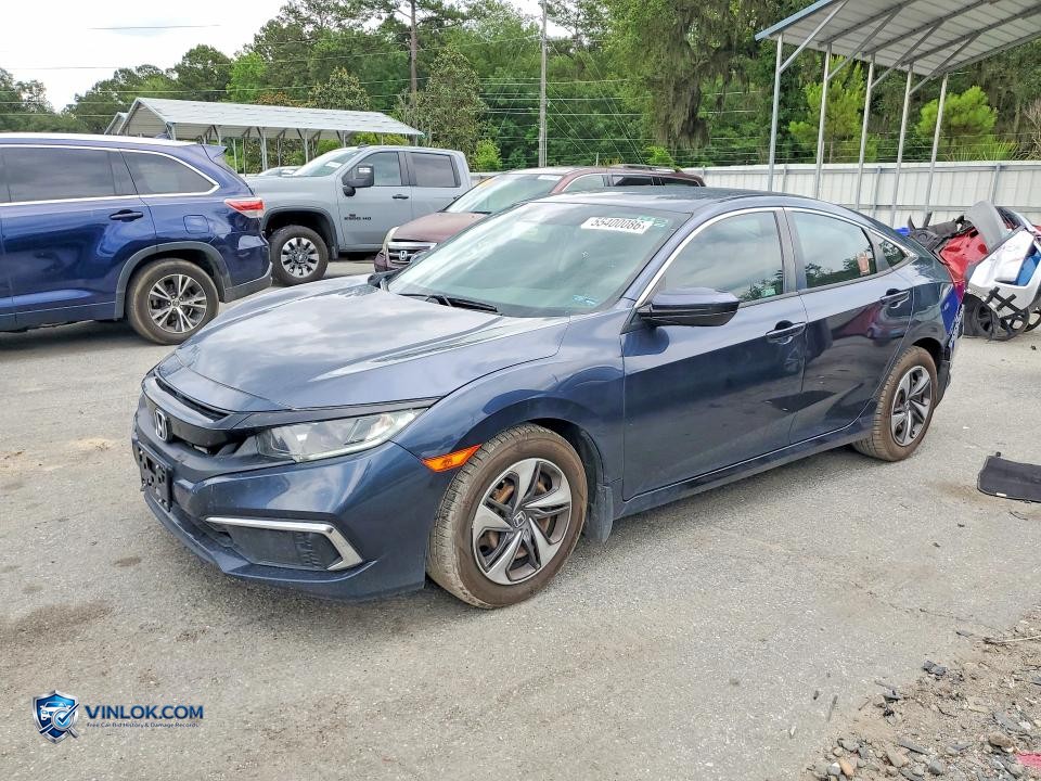 2019 HONDA CIVIC LX – Lot 55400086 auction photo
