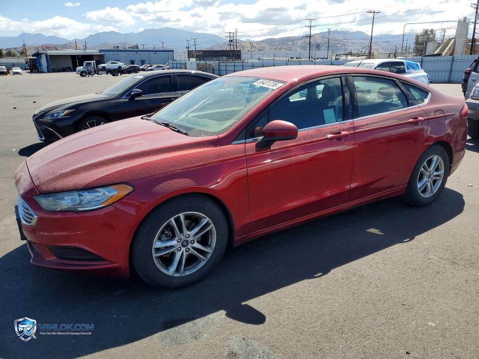 2018 FORD FUSION SE – Lot 55401236 auction photo