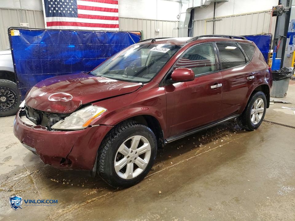 2006 NISSAN MURANO – Lot 55402576 auction photo