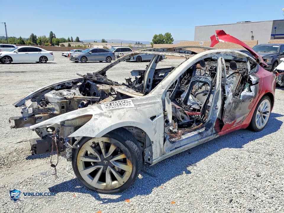 2022 TESLA MODEL 3 – Lot 55403356 auction photo