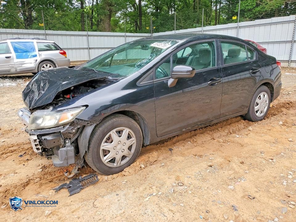 2014 HONDA CIVIC LX – Lot 55405786 auction photo