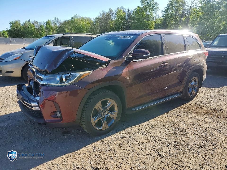 2017 TOYOTA HIGHLANDER LIMITED – Lot 55412336 auction photo