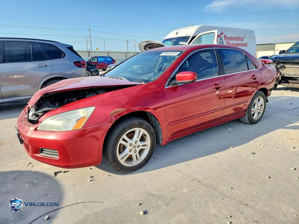 2007 HONDA ACCORD SE – Lot 55418316 auction photo