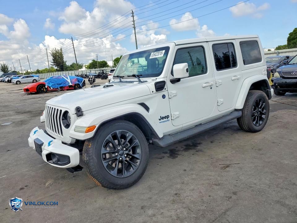 2021 JEEP WRANGLER UNLIMITED SAHARA 4XE – Lot 55422016 auction photo