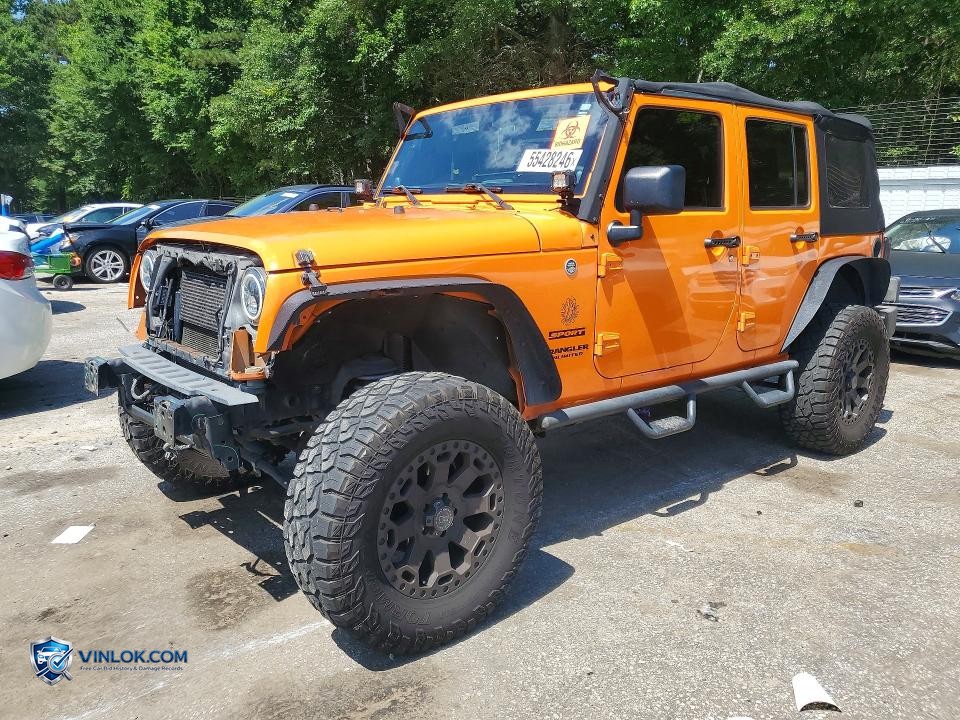 2012 JEEP WRANGLER UNLIMITED SPORT – Lot 55428246 auction photo