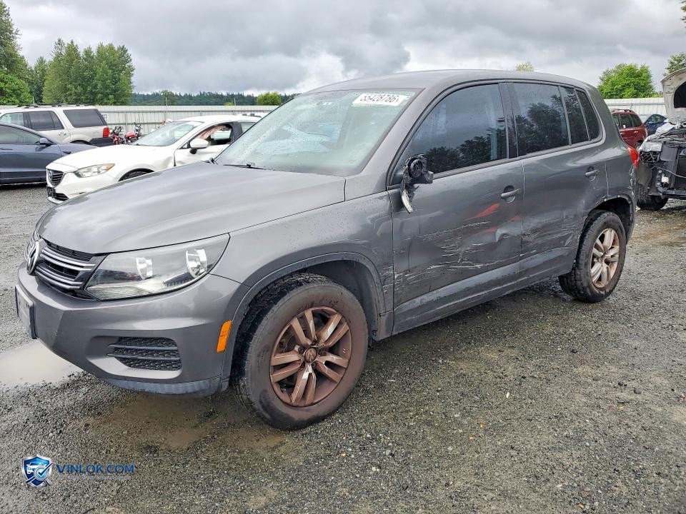 2013 VOLKSWAGEN TIGUAN S – Lot 55428786 auction photo