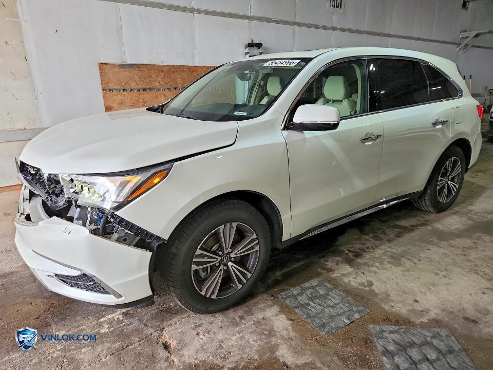 2018 ACURA MDX – Lot 55434966 auction photo