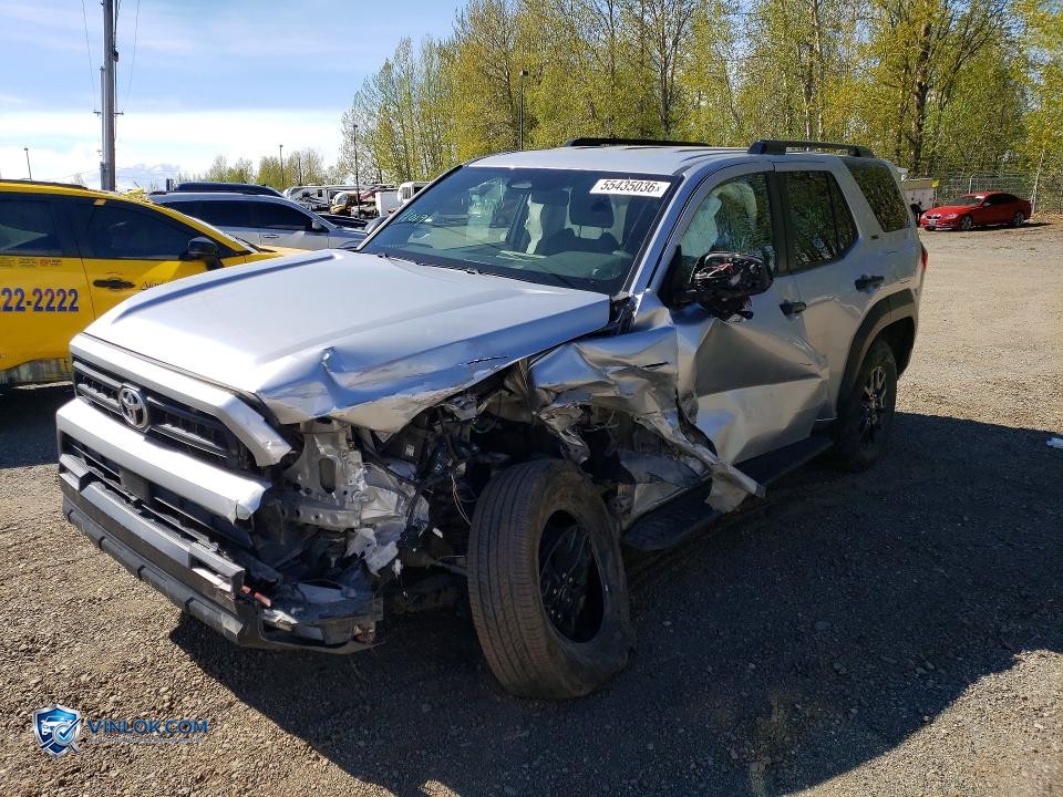 2025 TOYOTA 4RUNNER SR5 – Lot 55435036 auction photo