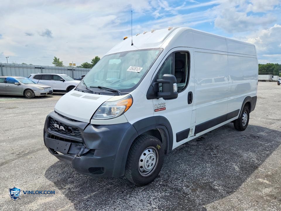 2021 RAM PROMASTER 2500 DELIVERY VAN – Lot 55436186 auction photo