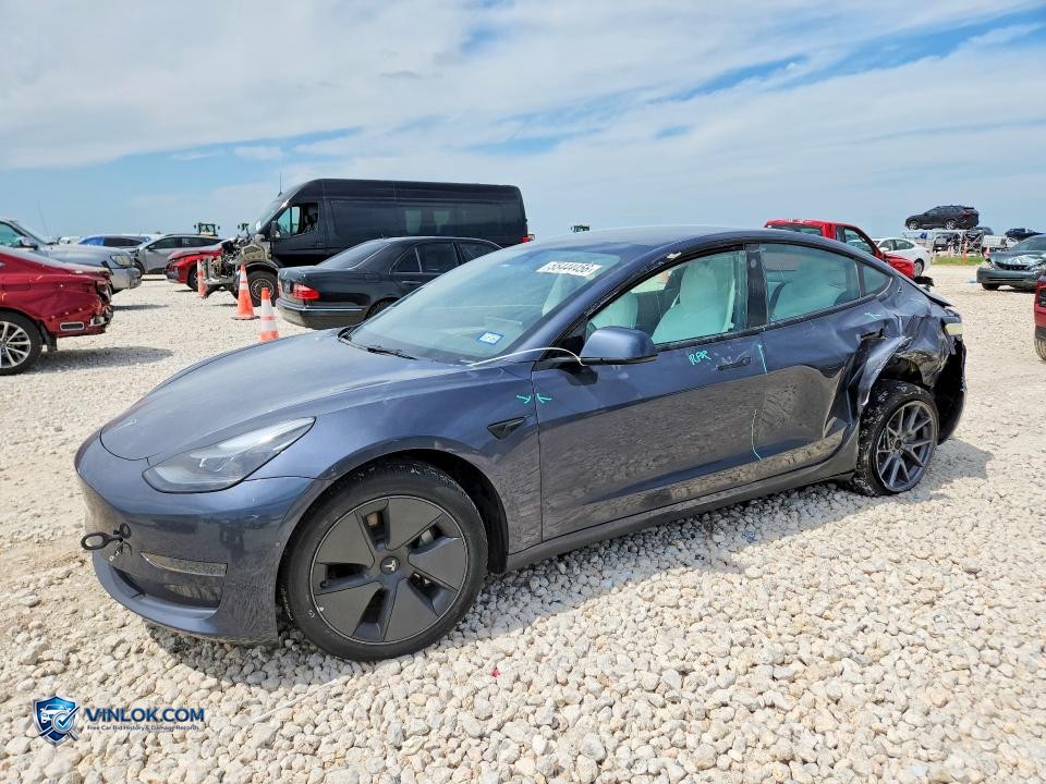 2022 TESLA MODEL 3 – Lot 55444456 auction photo