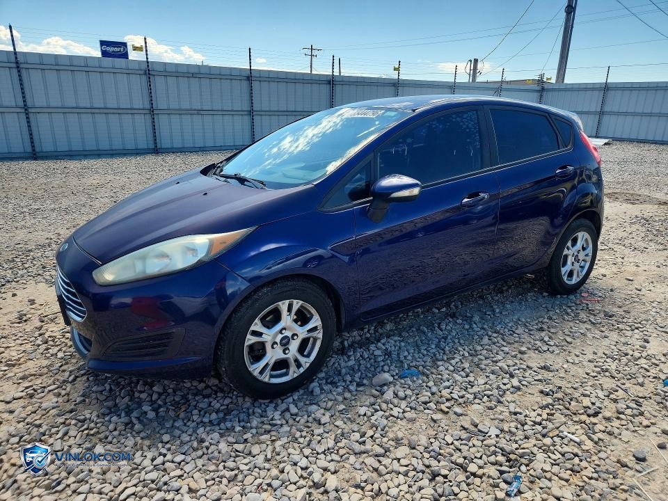 2016 FORD FIESTA SE – Lot 55444796 auction photo