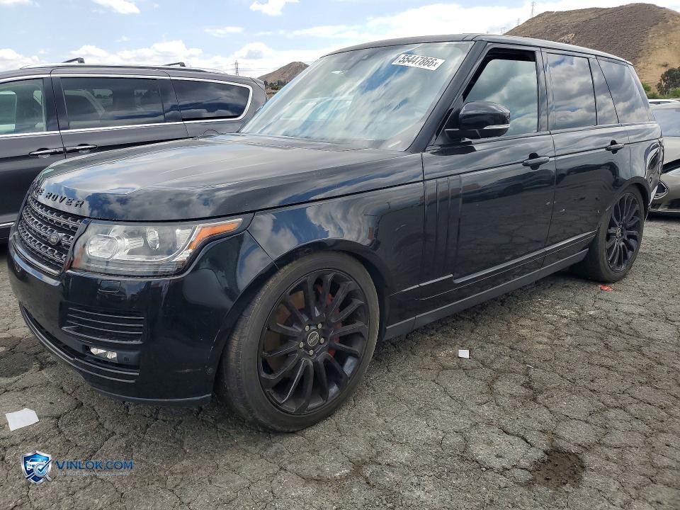 2017 LAND ROVER RANGE ROVER SUPERCHARGED – Lot 55447866 auction photo