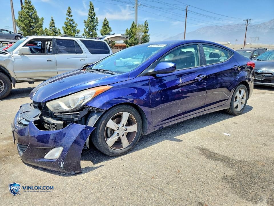 2013 HYUNDAI ELANTRA GLS – Lot 55449996 auction photo