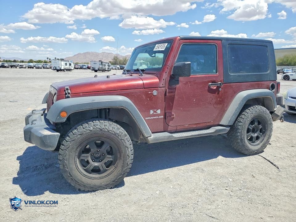 2009 JEEP WRANGLER X – Lot 55451526 auction photo