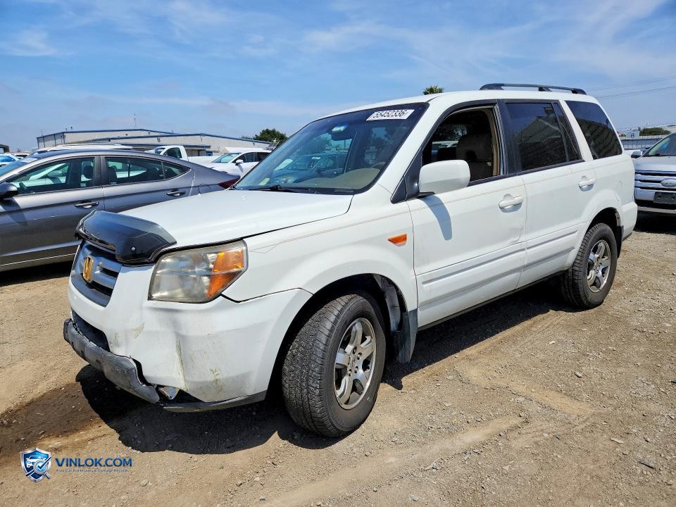 2008 HONDA PILOT EXL – Lot 55452336 auction photo
