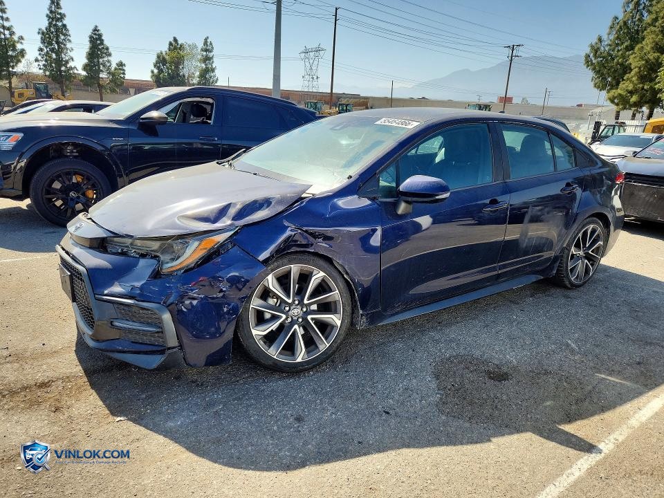 2020 TOYOTA COROLLA SE – Lot 55464866 auction photo