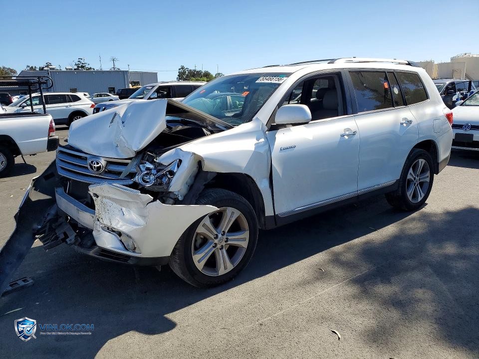 2013 TOYOTA HIGHLANDER LIMITED – Lot 55466156 auction photo