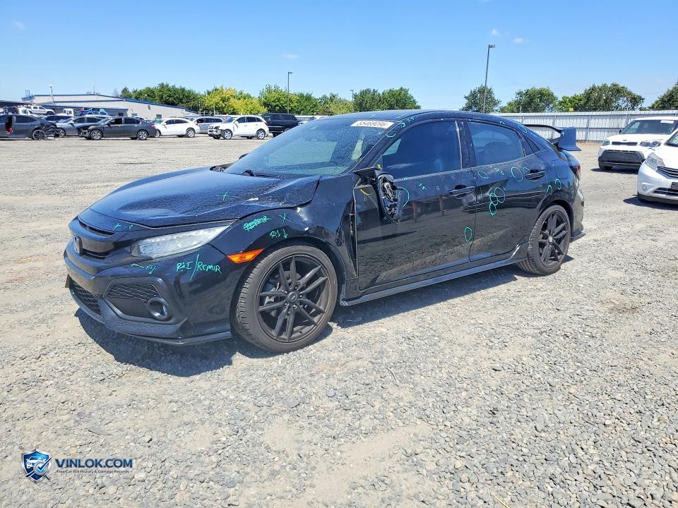 2018 HONDA CIVIC SPORT TOURING – Lot 55469096 auction photo