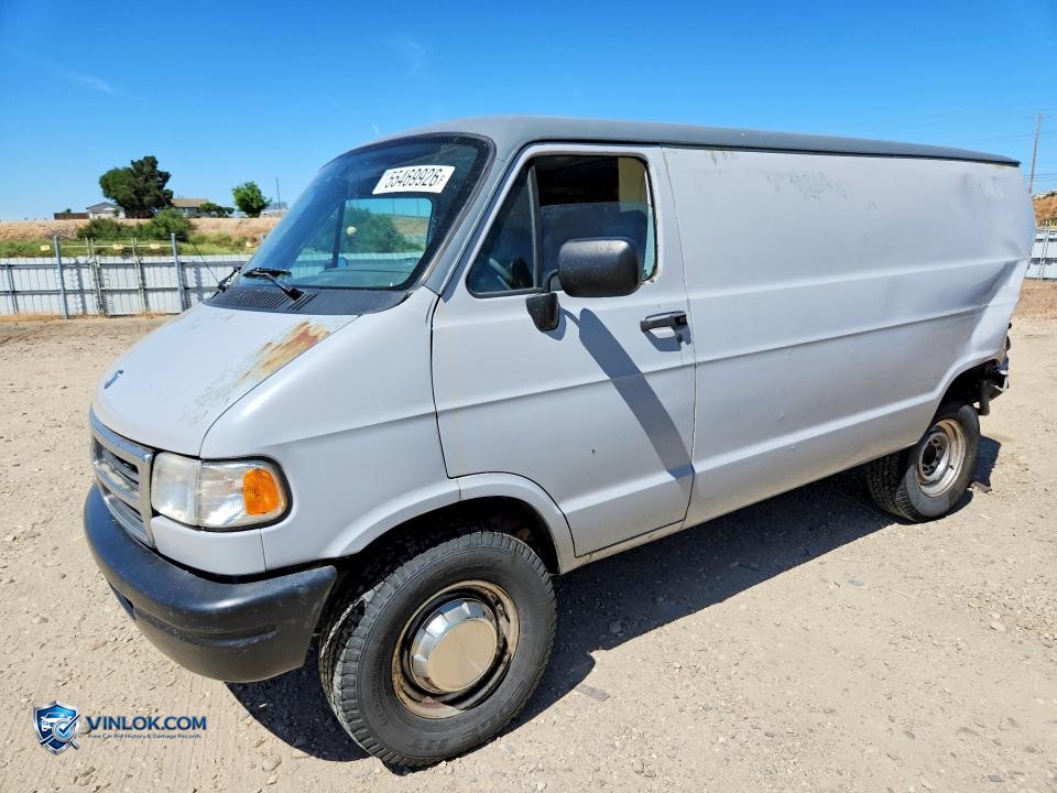 1997 DODGE RAM VAN – Lot 55469926 auction photo