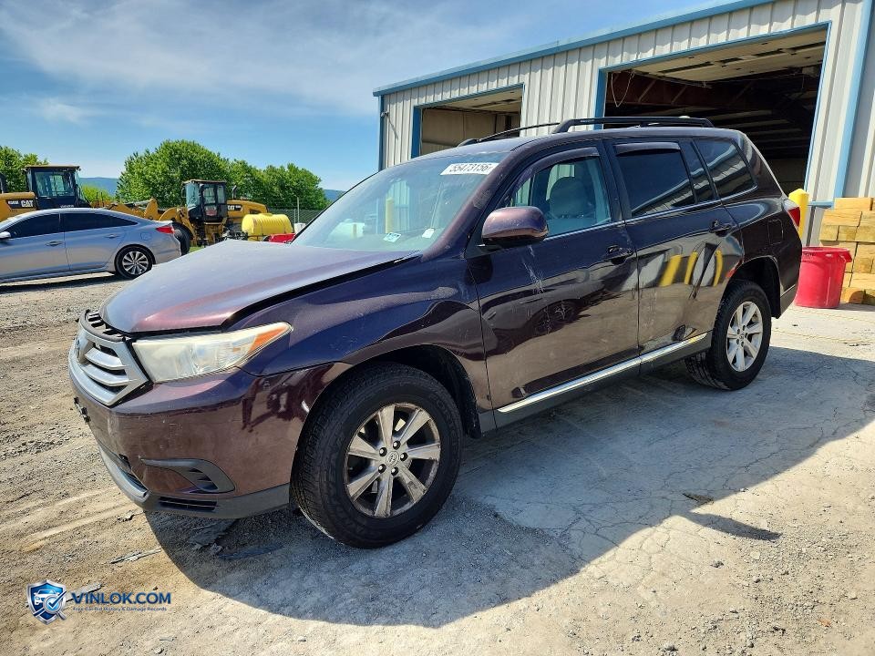 2013 TOYOTA HIGHLANDER BASE – Lot 55473156 auction photo