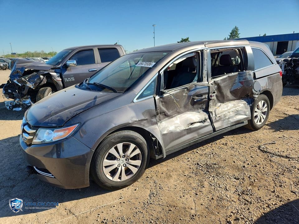 2014 HONDA ODYSSEY EXL – Lot 55475586 auction photo