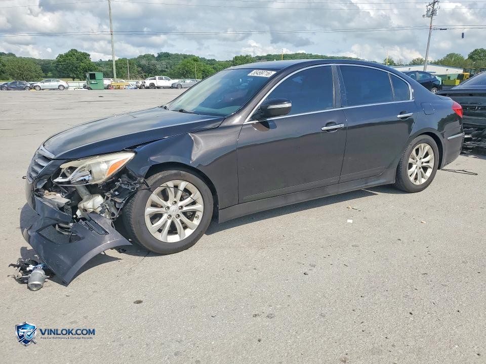 2013 HYUNDAI GENESIS 3.8L – Lot 55499716 auction photo