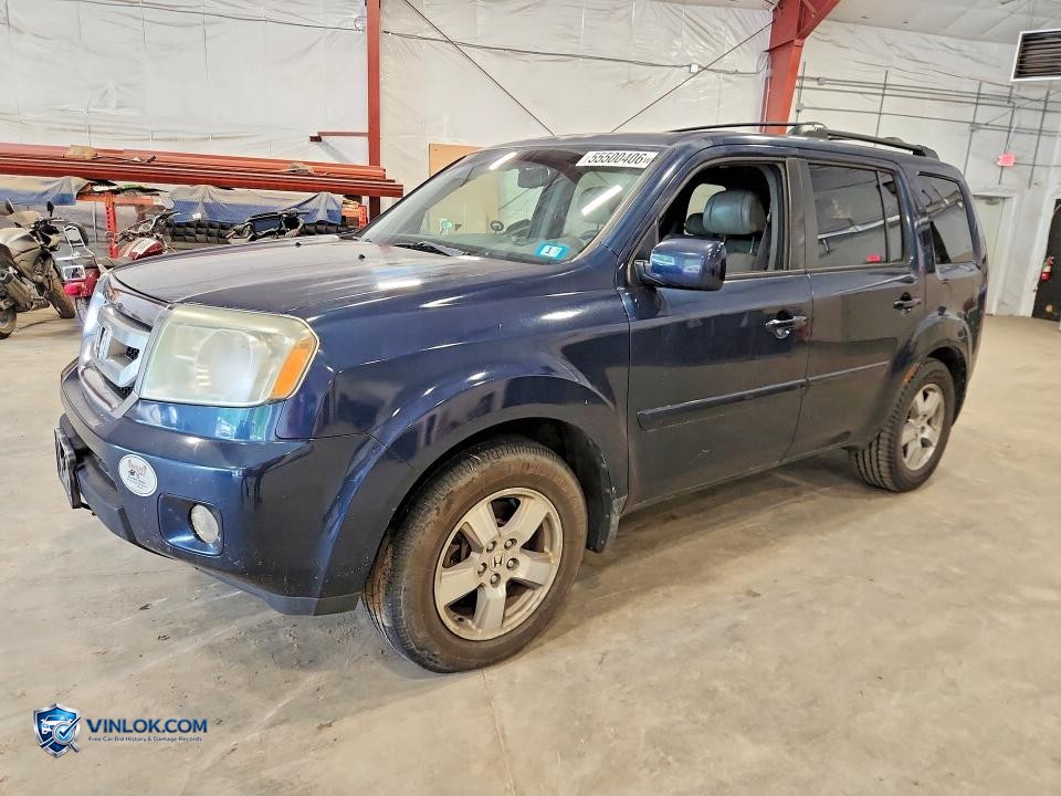 2010 HONDA PILOT EXL – Lot 55500406 auction photo