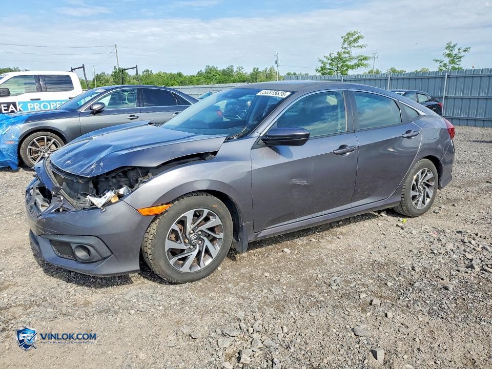 2018 HONDA CIVIC EX – Lot 55515626 auction photo