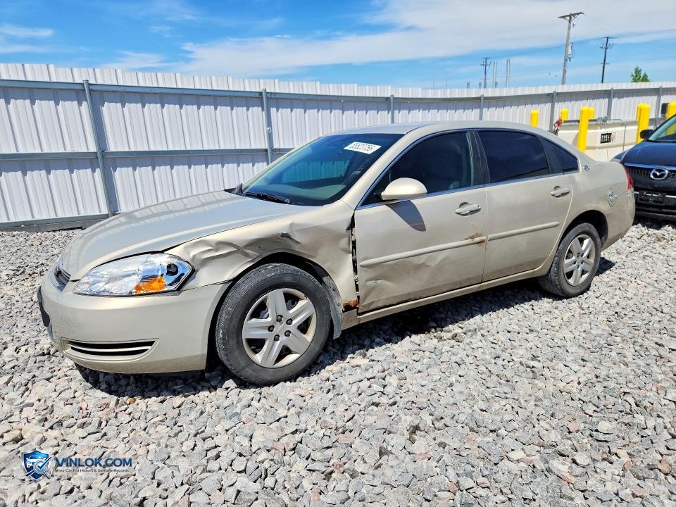 2008 CHEVROLET IMPALA LS – Lot 55523756 auction photo