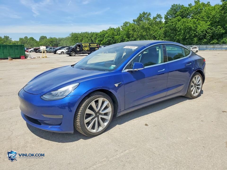 2020 TESLA MODEL 3 – Lot 55524826 auction photo