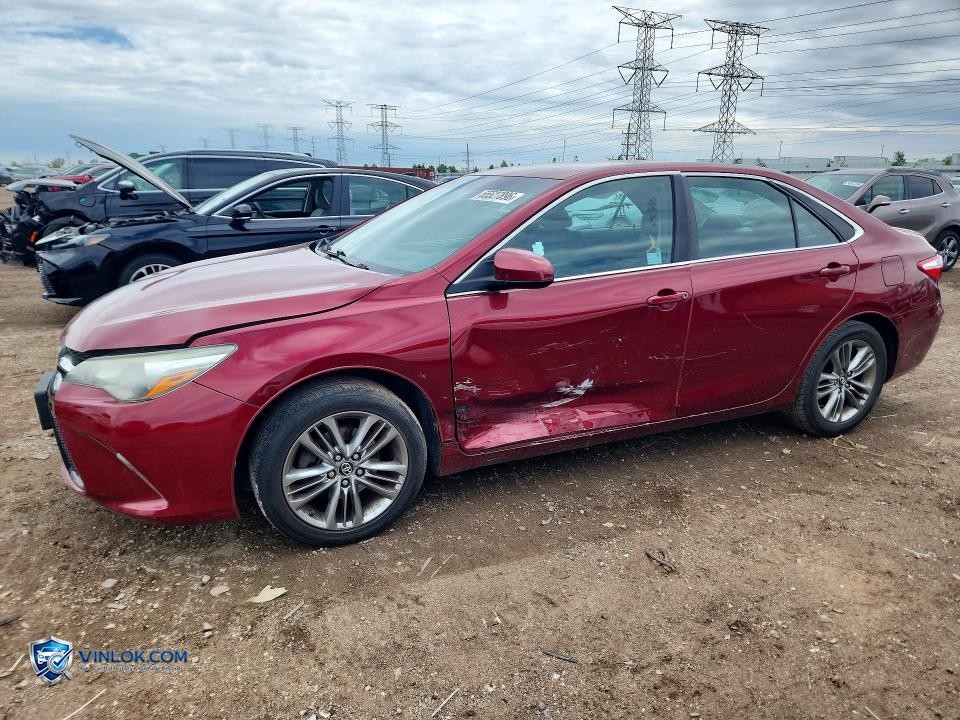 2016 TOYOTA CAMRY SE – Lot 55527896 auction photo