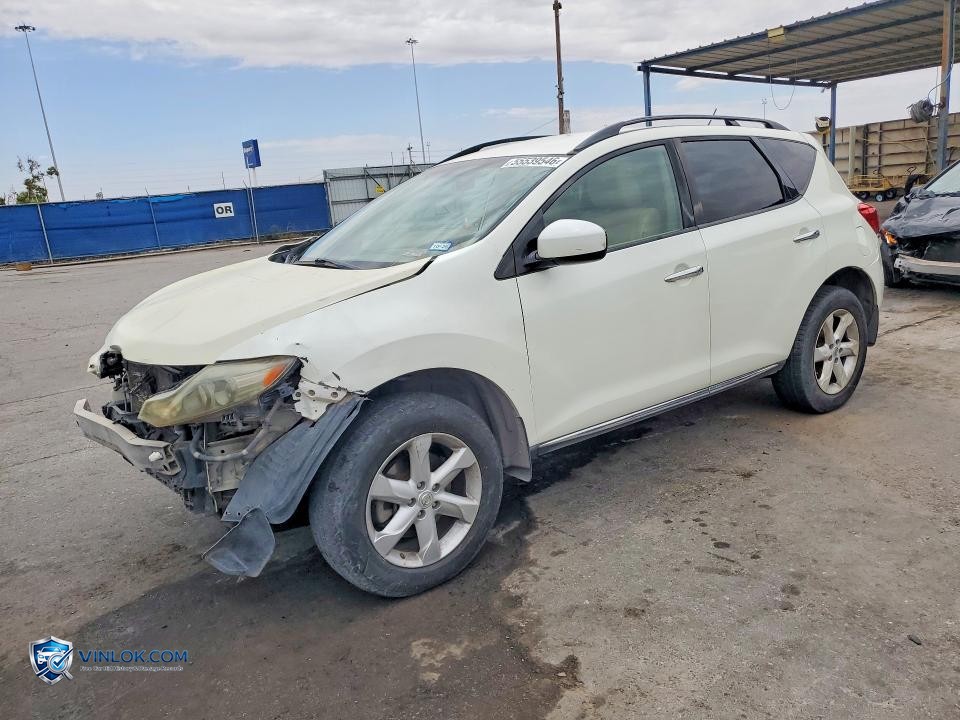 2009 NISSAN MURANO S – Lot 55539546 auction photo