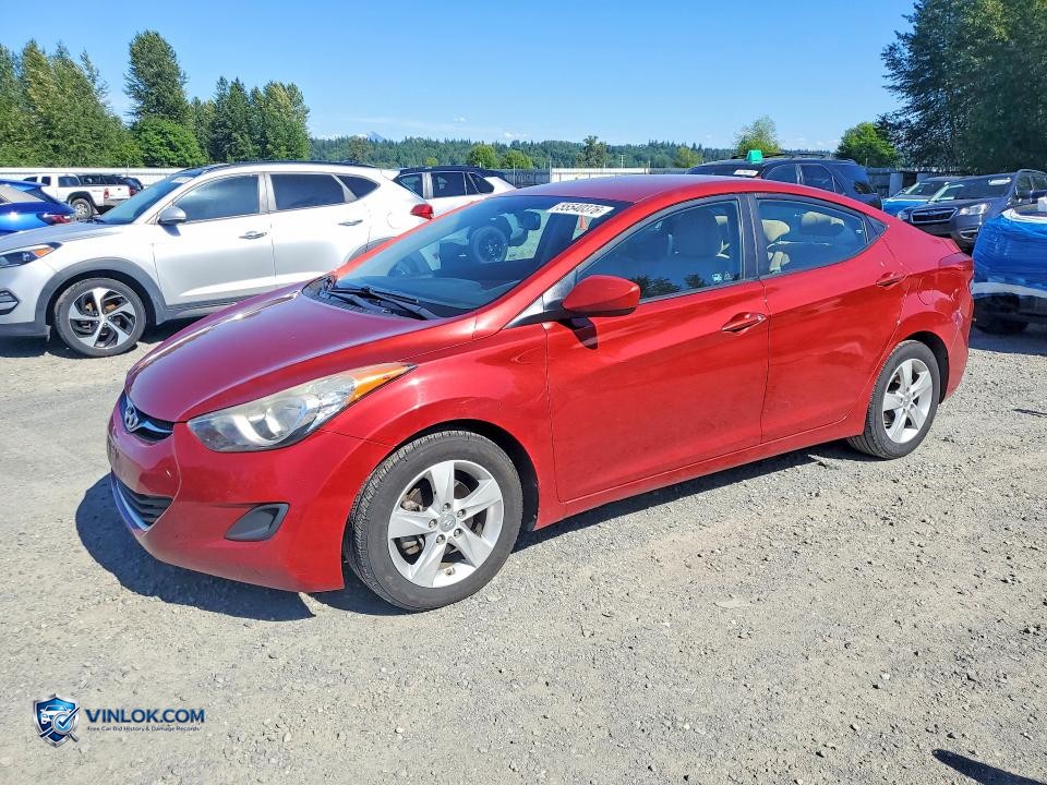 2013 HYUNDAI ELANTRA GLS – Lot 55540376 auction photo