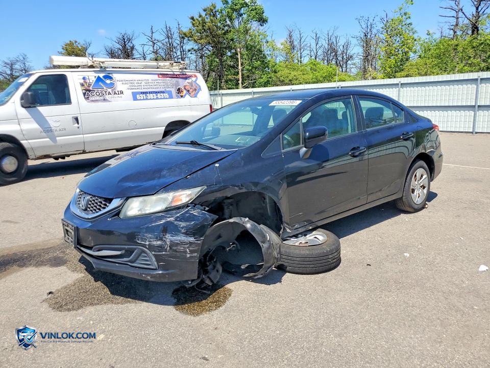 2014 HONDA CIVIC LX – Lot 55542396 auction photo