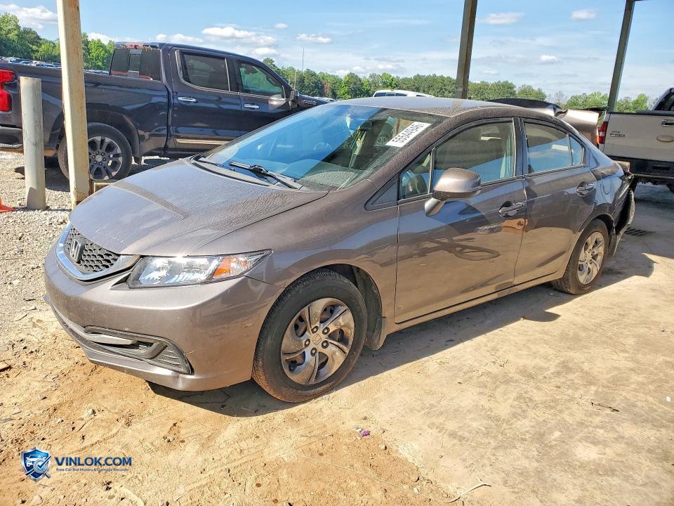 2013 HONDA CIVIC LX – Lot 55544946 auction photo