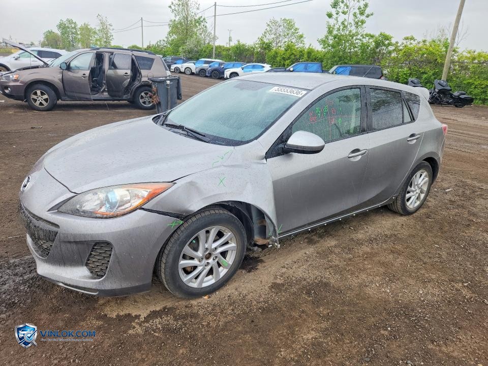 2012 MAZDA 3 I – Lot 55553636 auction photo