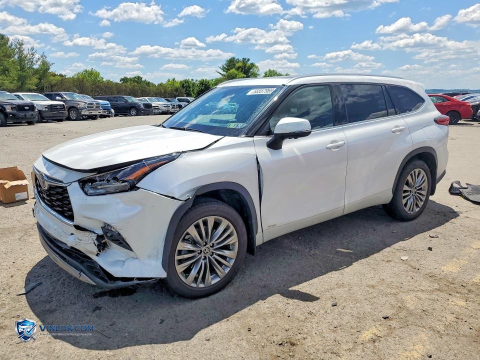 2023 TOYOTA HIGHLANDER HYBRID PLATINUM – Lot 55557966 auction photo