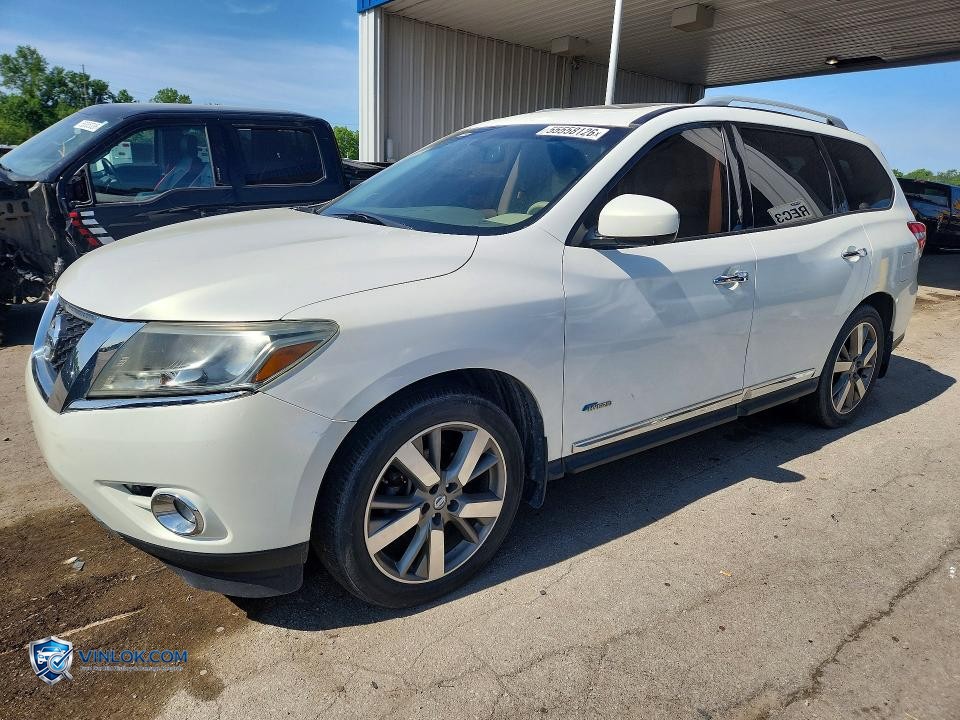 2014 NISSAN PATHFINDER HYBRID SV – Lot 55558126 auction photo