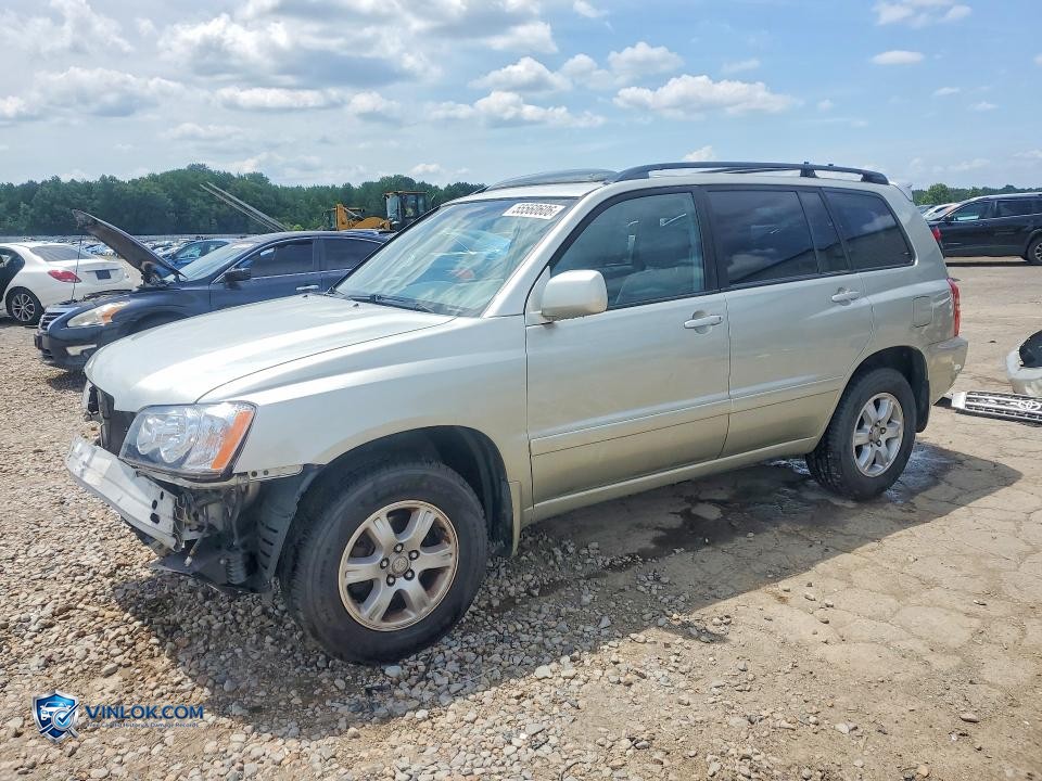 2003 TOYOTA HIGHLANDER LIMITED – Lot 55560606 auction photo