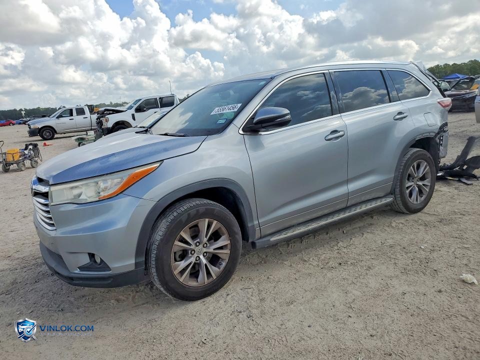 2014 TOYOTA HIGHLANDER XLE – Lot 55561456 auction photo