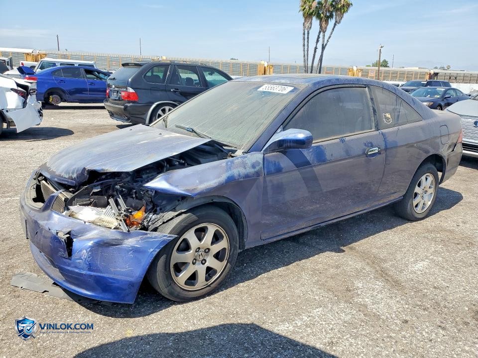 2003 HOND CIVIC – Lot 55563706 auction photo