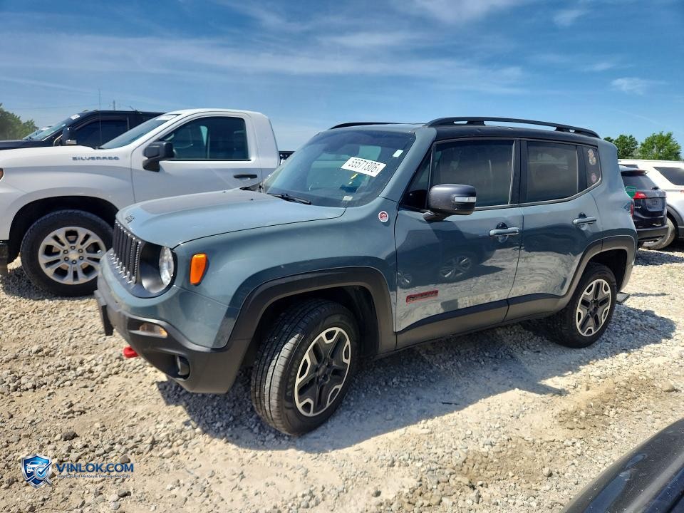 2017 JEEP RENEGADE TRAILHAWK – Lot 55571306 auction photo