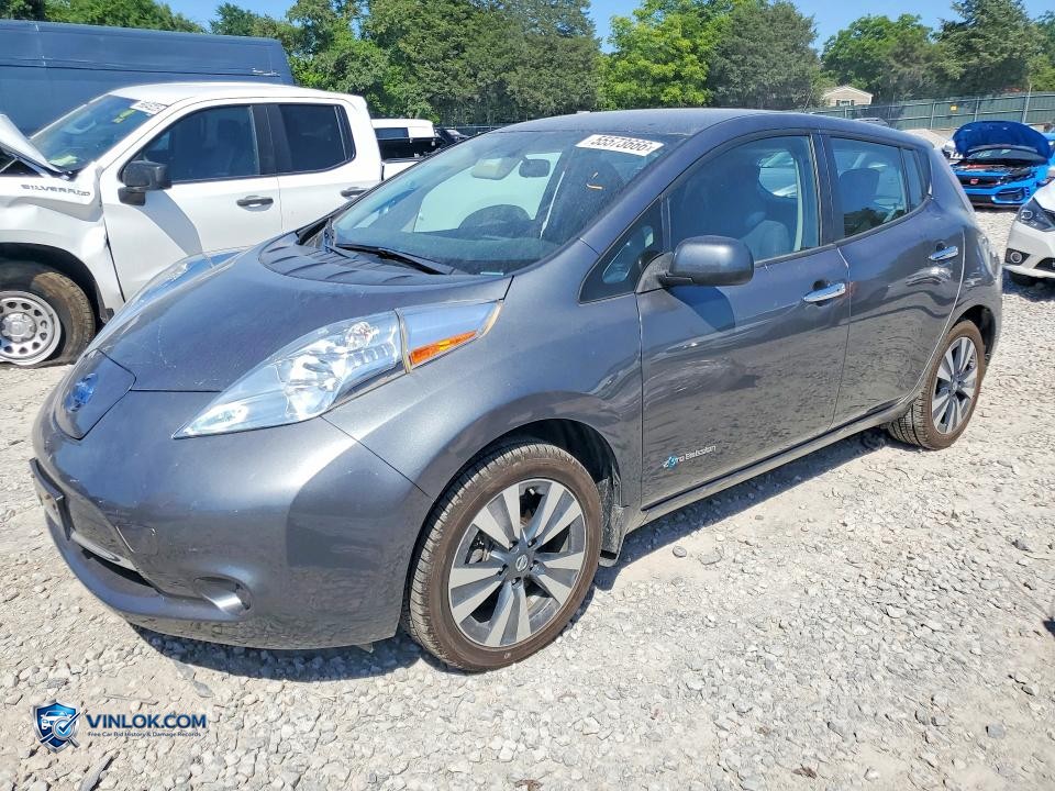 2017 NISSAN LEAF SV – Lot 55573666 auction photo