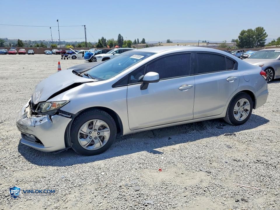 2013 HONDA CIVIC LX – Lot 55578386 auction photo