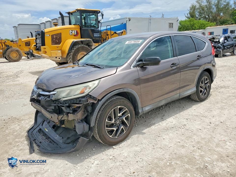 2016 HONDA CR-V SE – Lot 55579606 auction photo